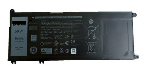 Batería 33ydh Para Laptop Dell ® 56wh 15.2v 3500mah