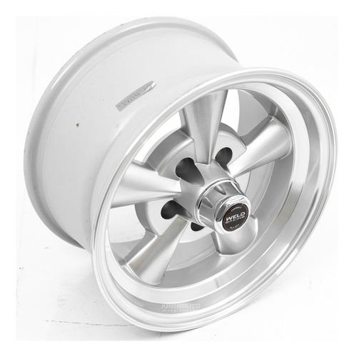 Rodas 15 Weld Racing 5x114 Hot Rod Retro Maverick Opala Cor Prata