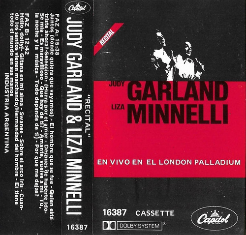 Judy Garland & Liza Minnelli - En Vivo En El London Palladiu