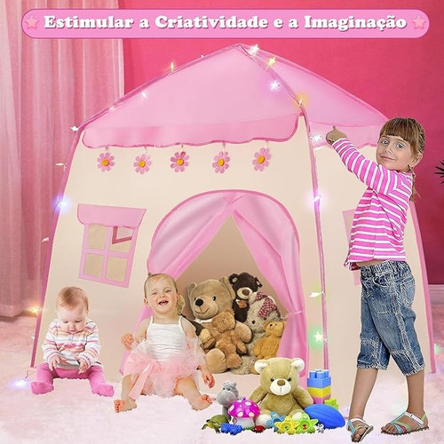 Carpa Casa Para Niñas Niños Carpa Plegable Princesa Juguete