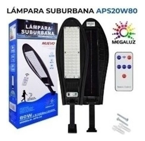 Luminario Led Lampara Alumbrado Publico 80watts