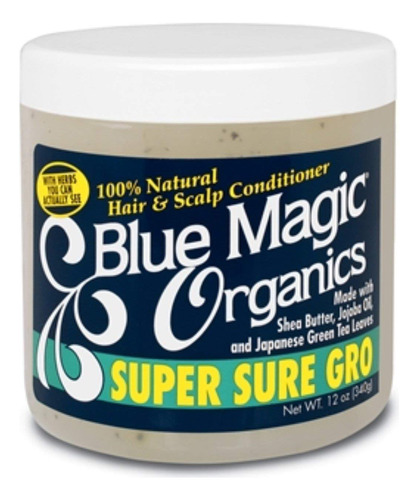 Acondicionador De Cabello Blue Magic Organics Super Sure Gro