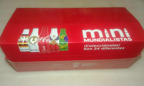 Mini Mundialistas: Botellitas Coca Cola  Rusia 2018