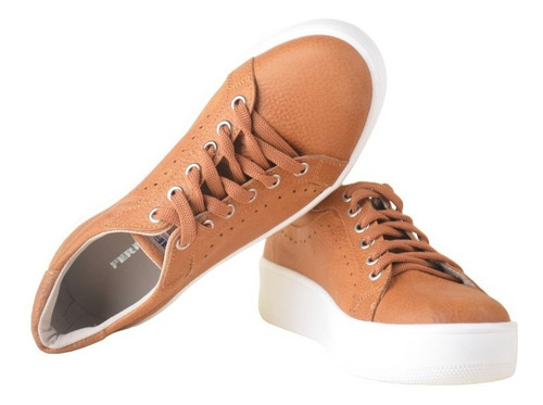 Imagen 6 de 8 de Zapatilas Urbanas De Mujer De Cuero Tavis - Ferraro