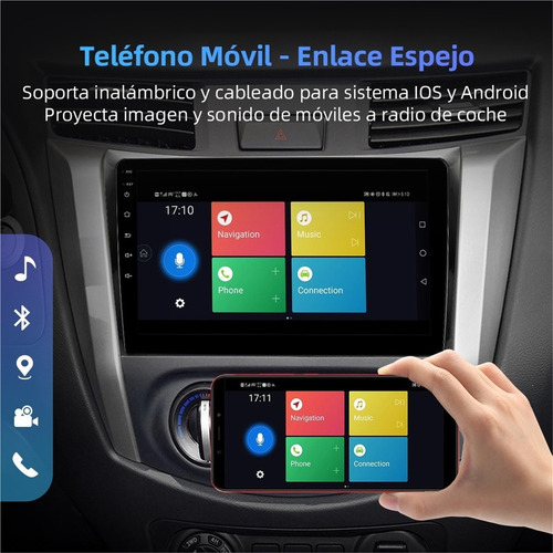 Isudar Autoestéreo 1+32g Para Nissan Navara Np300 2015-2017.
