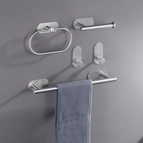 Kit De Accesorio Para Baño De Acero Inoxidable Para Pegar