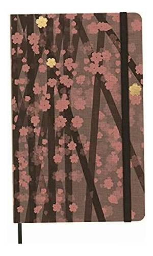Moleskine Cuaderno Sakura De Edición Limitada, Tapa Dura, Color Rosa Negro Oro