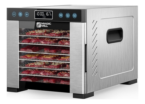 Magic Mill Deshidratador Acero Inox 480w Negro