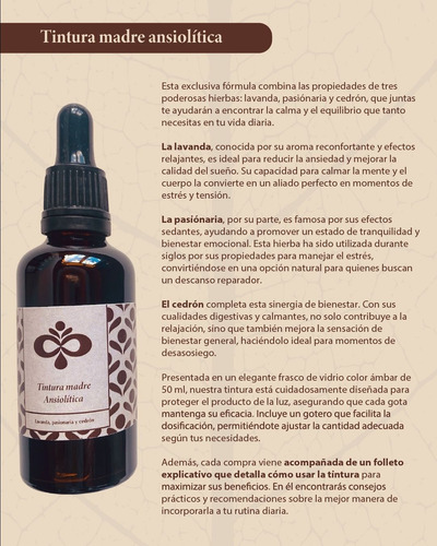 Tintura Madre Ansiolítica 50ml Bienestar De Raiz- Pack X2 Sin Sabor