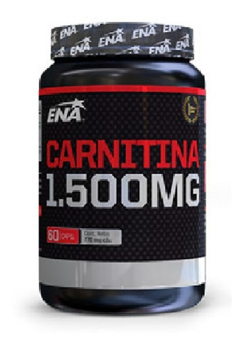 Carnitina 1500 Mg (60 Caps) Ena - Quemador De Grasa