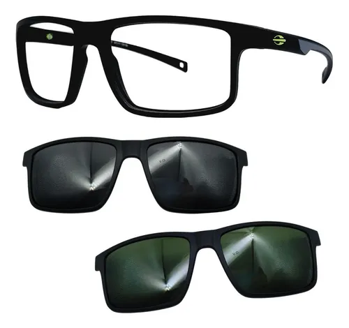 comprar Oculos Mormaii 6127 Swap 5 Aas Com 2 Clipons Cinza E Noturno