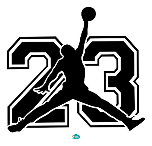 Vinilo Basket Ball Michael Jordan 23 Deco®