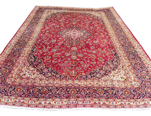 Alfombra Persa Tabriz, Original, Hecha A Mano 4m X 3m