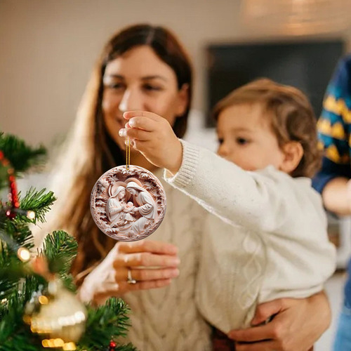 Djzh Srojg Adornos Navideños Por Sublimación, Decoración