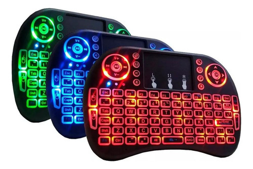 Mini teclado de control inalámbrico para TV PC RGB de RGB Keyboard