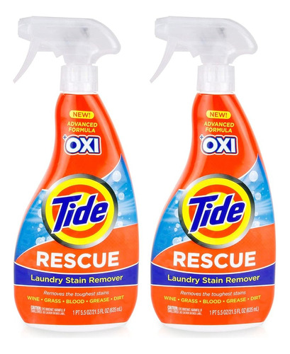 Tide Laundry Stain Remover Con Oxi, Ropa De Rescate, Tapicer