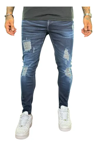 Cal a Jeans Masculina Rasgado MercadoLivre