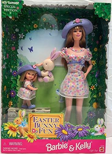 Conejito De Pascua Fun Barbie & Kelly Set De Regalo