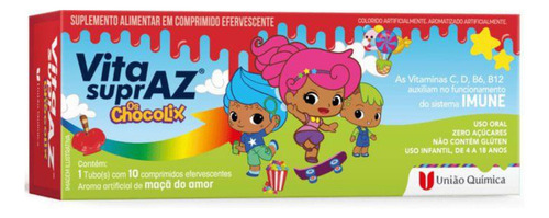 Vita Supraz Os Chocolix 10 Comp Efervescentes Maca Do Amor