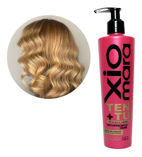 Xiomara Shampoo Ten + Tu Con Argan 12 Beneficios 250ml 3 Pzs