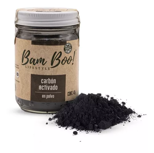 comprar Carbón Activado Coco Polvo Vegetal 40 G  Bam Boo! Lifestyle