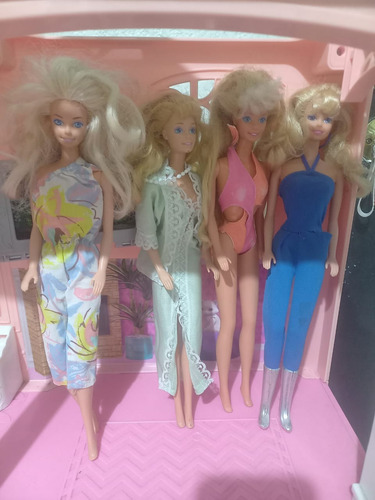 Lote De Barbies De Los 80 (Usado)