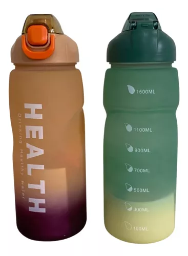 Botella De Agua Envase Deportiva Hidratación 1,5 Litros