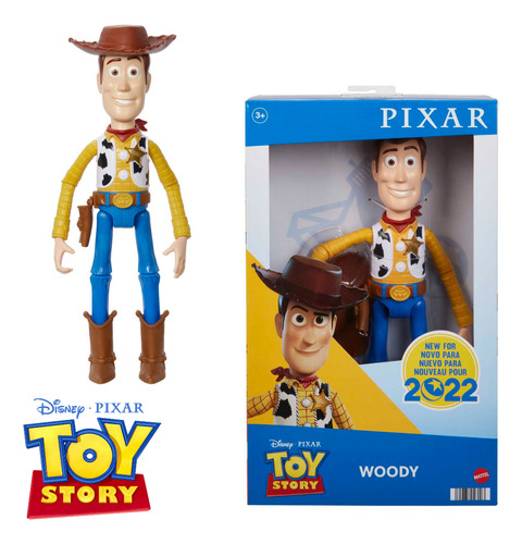 Figura Woody Disney Pixar Toy Story Mattel.