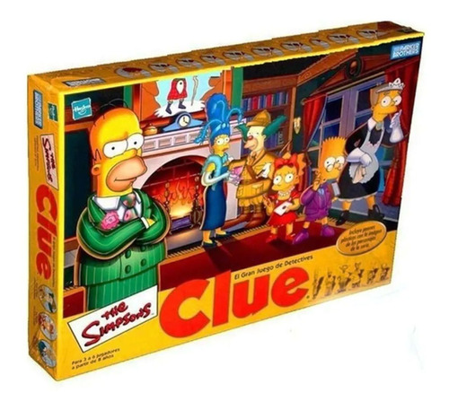 Clue The Simpsons - El Gran Juego De Detectives - Hasbro
