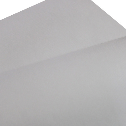 Papel Kraft Liso 70x80cm Branco Com 25 Folhas