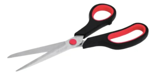 Tesoura Multiúso 8.1/2 - Preta Com Vermelho - Worker
