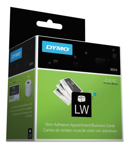 Dymo  Labelwriter - Tarjetas De Negocios Y Citas, 2 X 3 1/2.