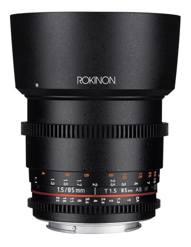 Rokinon Cine Ds 85mm T1.5 Montura Canon