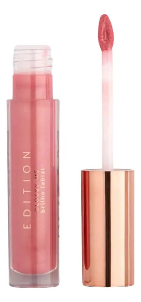 Brilho Labial Glossy Me Rosé Pink Océane Edition 4g