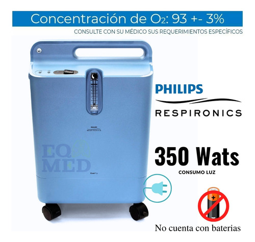 Concentrador De Oxígeno Philips Respironics 5litro Everflo