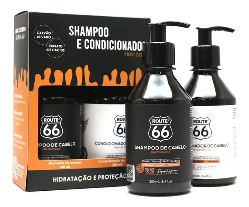  Kit Shampoo E Condicionador Para Cabelo - Route 66 - Viking