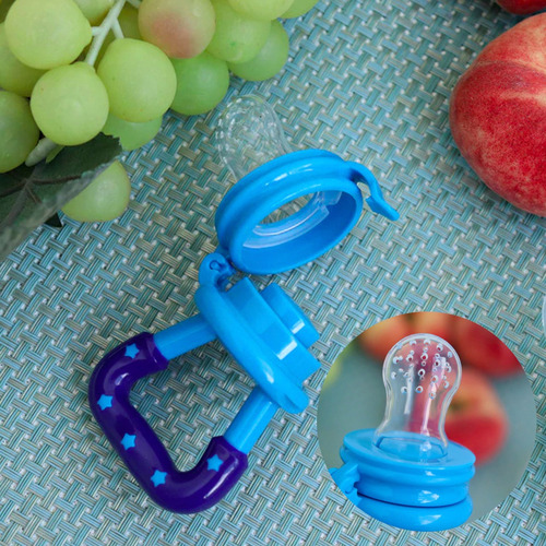 Chupón Para Bebé, Fruta Y Papilla, Con Seguro Y Tapa