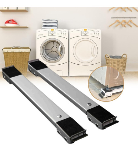 Soporte Ajustable Base Con Ruedas Para Refrigerador Lavadora