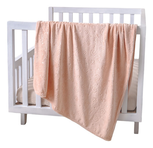 Cobertor Baby Ligero Carriola Florencia Color Rosa