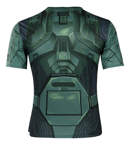 Halo 1 Master Chief John 117 - Camiseta Corta Para Disfraz D