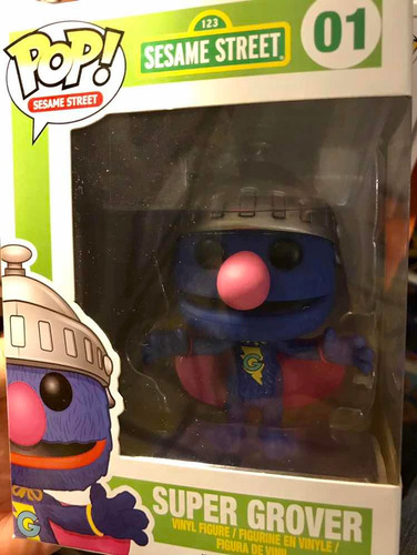 Funko Pop Plaza Sésamo Alchibaldo Súper Grover Nuevo Origina