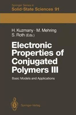 Libro Electronic Properties Of Conjugated Polymers Iii : ...