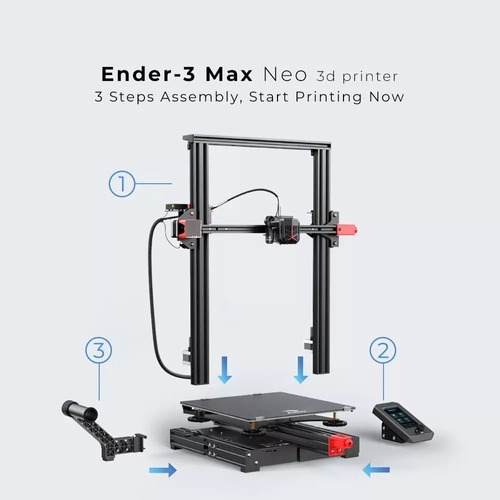 Impresora 3d Ender Creality 3 Max Neo Actualizado Con Cr Tou