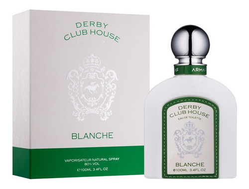 Perfume para hombre Armaf Derby Club House Blanche, 100 ml, Edt