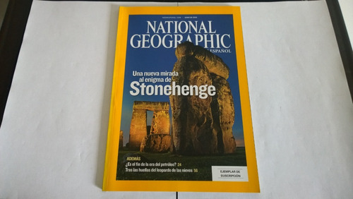 Revista National Geographic Nueva Mirada Al Enigma Stoneheng