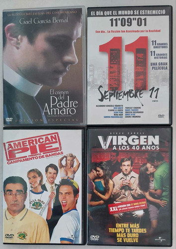 Set Dvd Pelicula Crimen Padre Amaro Y Virgen A Los 40 Y Otra