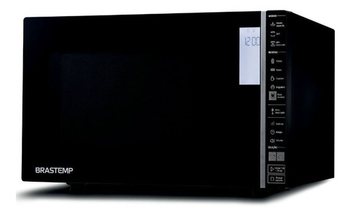 Micro-ondas Grill Brastemp BMG45A   preto 32L 220V