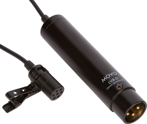 Micrófono Movo Lv8-d Con Cable Omnidireccional Lavalier X...
