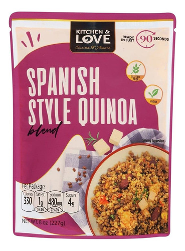 Kitchen & Love Mezcla De Quinua Estilo Español, Precocida, B