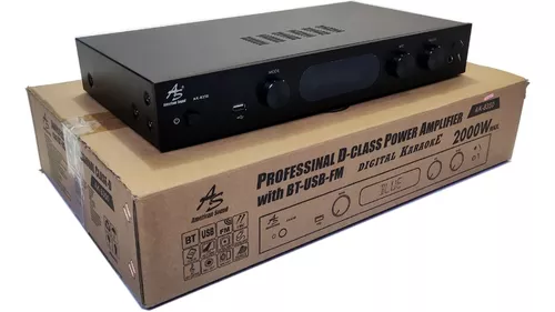 GX 2000 Amplificador de sonido Pa Pro Audio 2.000w 